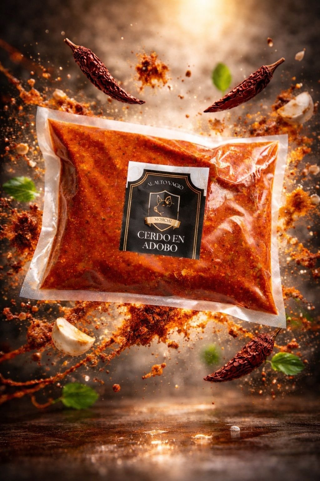 Cerdo en adobo detalle